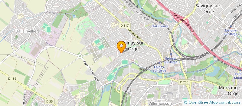 localisation de l'entreprise SCI 3DEL  BALLAINVILLIERS