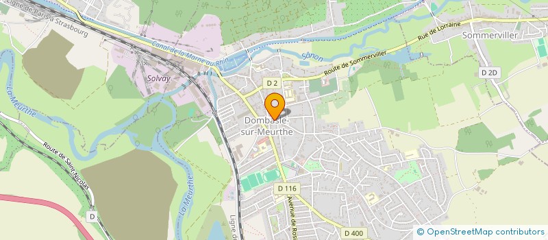 localisation de l'entreprise SCI 3DR  DOMBASLE-SUR-MEURTHE