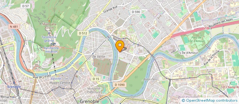 localisation de l'entreprise SCI 3DT  LA TRONCHE