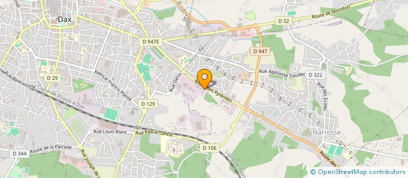 localisation de l'entreprise SCI 3E  NARROSSE