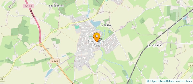 localisation de l'entreprise SCI 3E  ETIVAL-LES-LE-MANS