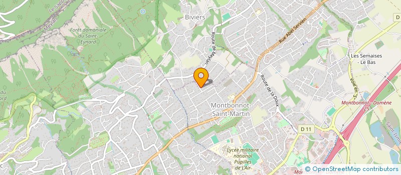 localisation de l'entreprise SCI 3EG  MONTBONNOT-SAINT-MARTIN