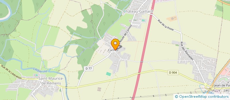 localisation de l'entreprise SCI 3F à CHATEAU-GAILLARD
