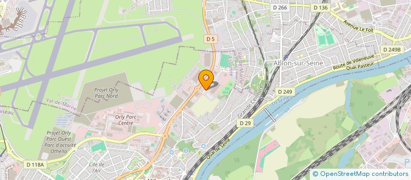 localisation de l'entreprise SCI 3F à ATHIS-MONS