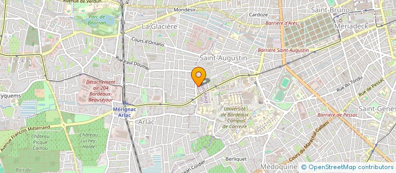 localisation de l'entreprise SCI 3F GUADELOUPE  BORDEAUX