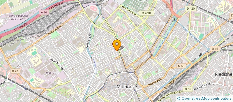 localisation de l'entreprise SCI 3F INVEST  MULHOUSE