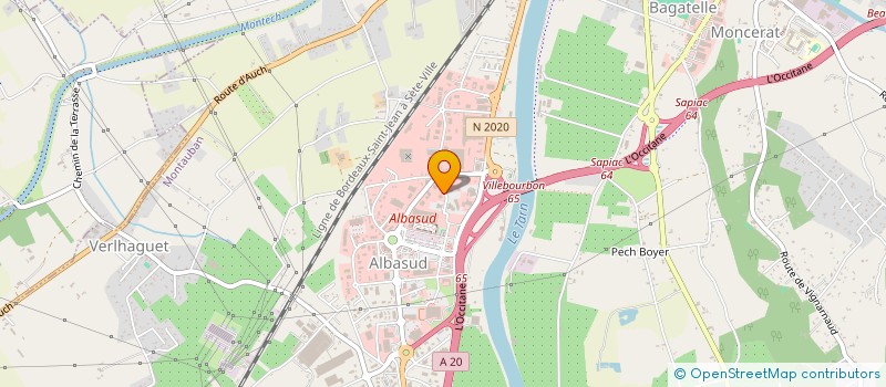 localisation de l'entreprise SCI 3F2G  MONTAUBAN