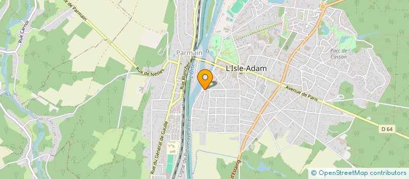 localisation de l'entreprise SCI 3F2L  L'ISLE-ADAM