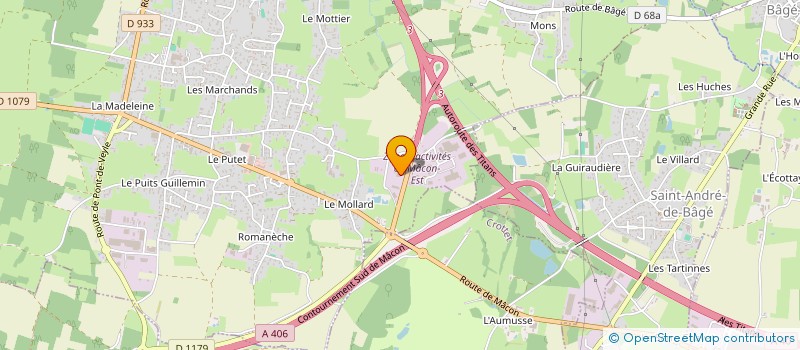 localisation de l'entreprise SCI 3FD à REPLONGES