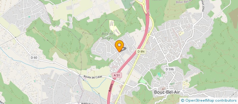 localisation de l'entreprise SCI 3FF à BOUC-BEL-AIR