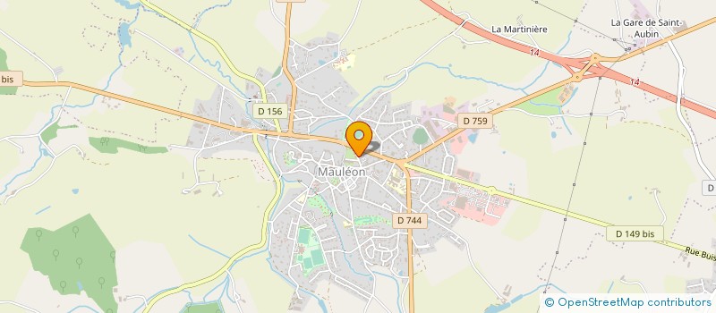 localisation de l'entreprise SCI 3FG  MAULEON