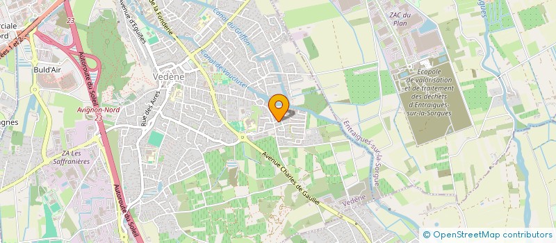 localisation de l'entreprise SCI 3FIMMOBILIER  VEDENE