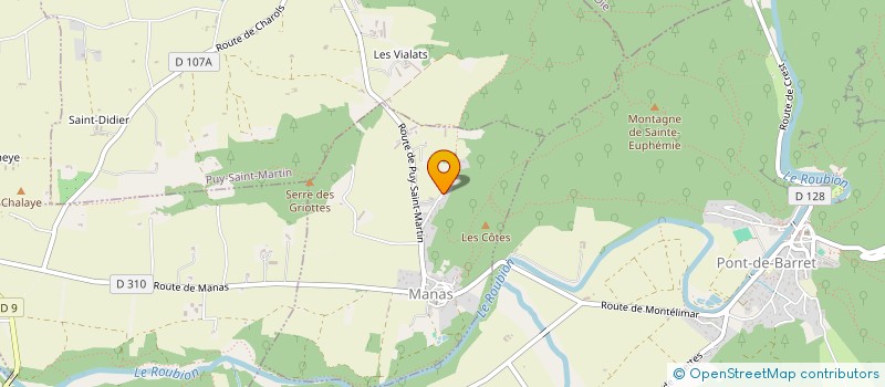 localisation de l'entreprise SCI 3G  MANAS