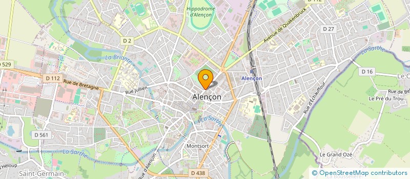 localisation de l'entreprise SCI 3G à ALENCON