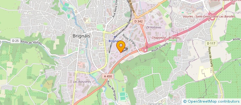 localisation de l'entreprise SCI 3G  BRIGNAIS