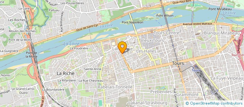 localisation de l'entreprise SCI 3G  TOURS