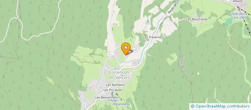 localisation de l'entreprise SCI 3G  CORRENCON-EN-VERCORS