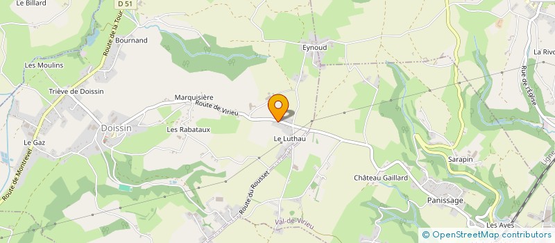 localisation de l'entreprise SCI 3G  DOISSIN