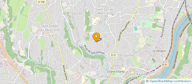 localisation de l'entreprise SCI 3G  SAINT-CYR-AU-MONT-D'OR