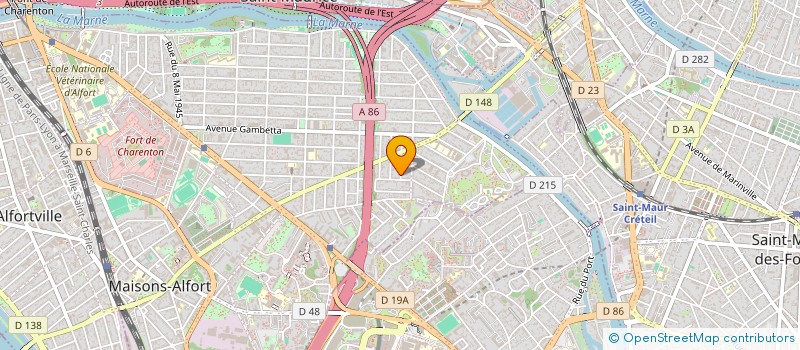 localisation de l'entreprise SCI 3G à MAISONS-ALFORT
