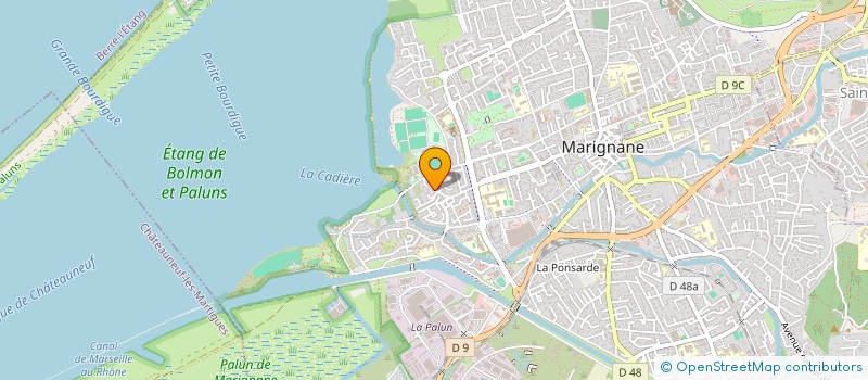 localisation de l'entreprise SCI 3G  MARIGNANE