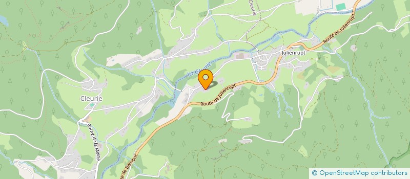 localisation de l'entreprise SCI 3G  LE SYNDICAT