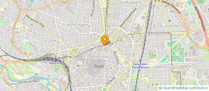 localisation de l'entreprise SCI 3G A à DIJON