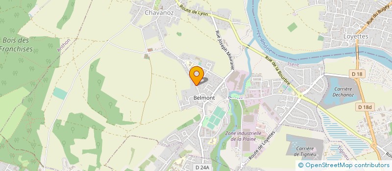 localisation de l'entreprise SCI 3G IMO  CHAVANOZ