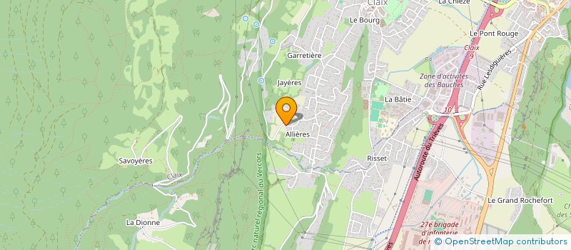 localisation de l'entreprise SCI 3G-INVEST  CLAIX