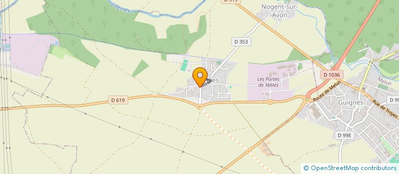 localisation de l'entreprise SCI 3G INVESTISSEMENT  YEBLES