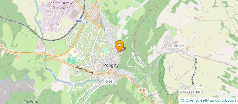 localisation de l'entreprise SCI 3G POLINOISE 2017  POLIGNY