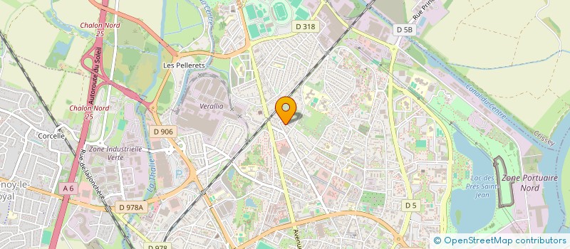 localisation de l'entreprise SCI 3G8 à CHALON-SUR-SAONE