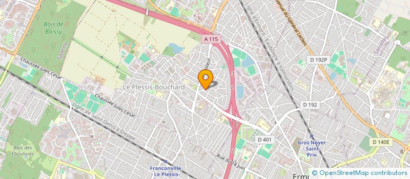 localisation de l'entreprise SCI 3G95 à LE PLESSIS-BOUCHARD