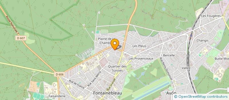 localisation de l'entreprise SCI 3GNAC  FONTAINEBLEAU