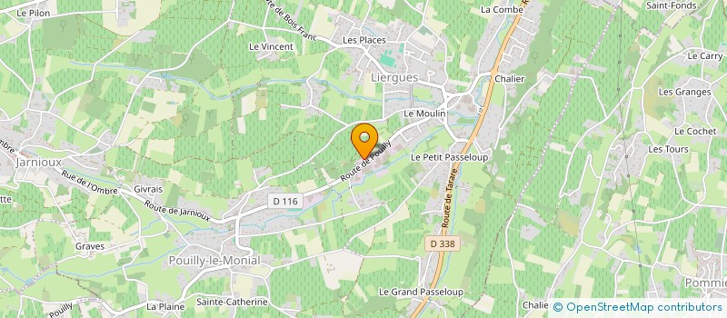 localisation de l'entreprise SCI 3H  PORTE DES PIERRES DOREES