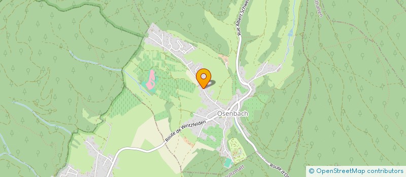 localisation de l'entreprise SCI 3H  OSENBACH
