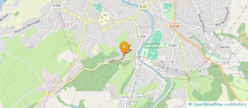 localisation de l'entreprise SCI 3H à MONTLUCON