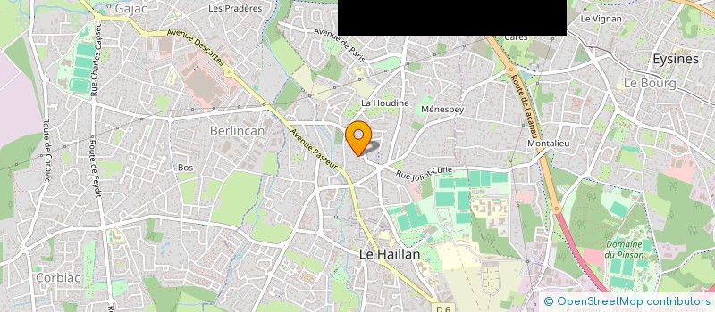 localisation de l'entreprise SCI 3H  LE HAILLAN