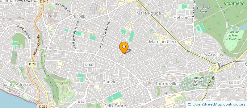 localisation de l'entreprise SCI 3H à LE HAVRE