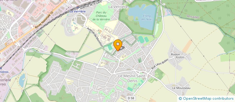 localisation de l'entreprise SCI 3H2J  LE MESNIL-SAINT-DENIS