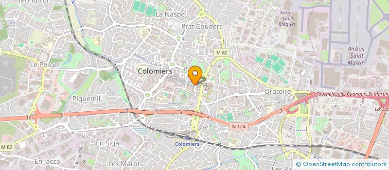 localisation de l'entreprise SCI 3HDP à COLOMIERS
