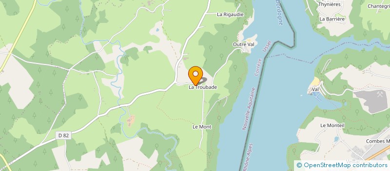 localisation de l'entreprise SCI 3J  BORT LES ORGUES