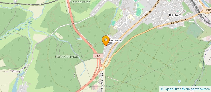 localisation de l'entreprise SCI 3J à SARREGUEMINES