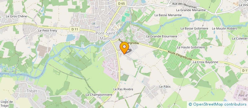 localisation de l'entreprise SCI 3J  PONT-SAINT-MARTIN