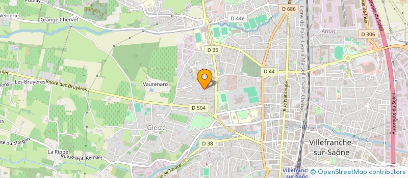 localisation de l'entreprise SCI 3J DISDIER  GLEIZE