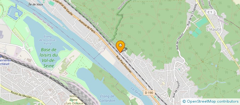 localisation de l'entreprise SCI 3J FOCH  TRIEL-SUR-SEINE