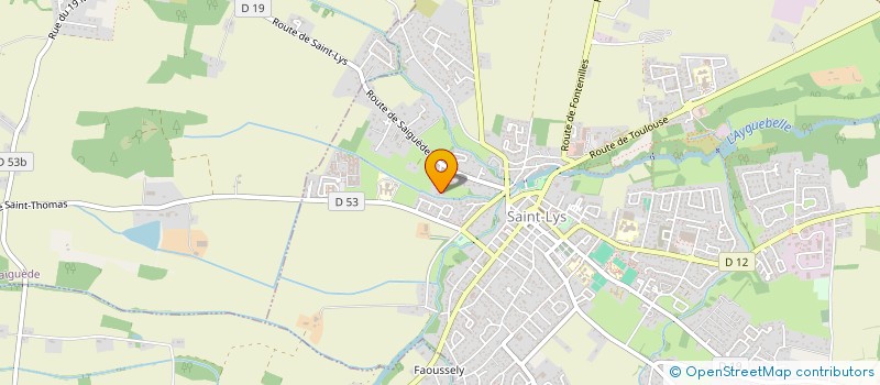 localisation de l'entreprise SCI 3JB  SAINT-LYS