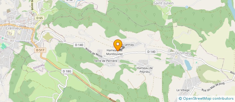 localisation de l'entreprise SCI 3JIX  DIZIMIEU