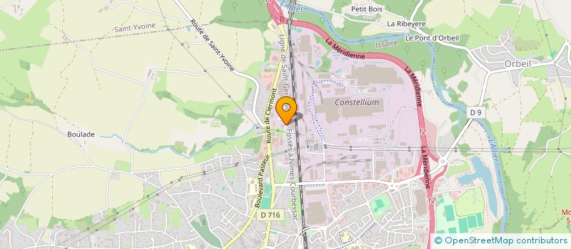 localisation de l'entreprise SCI 3JM  ISSOIRE