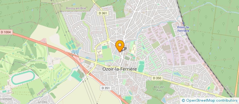 localisation de l'entreprise SCI 3JR  OZOIR-LA-FERRIERE